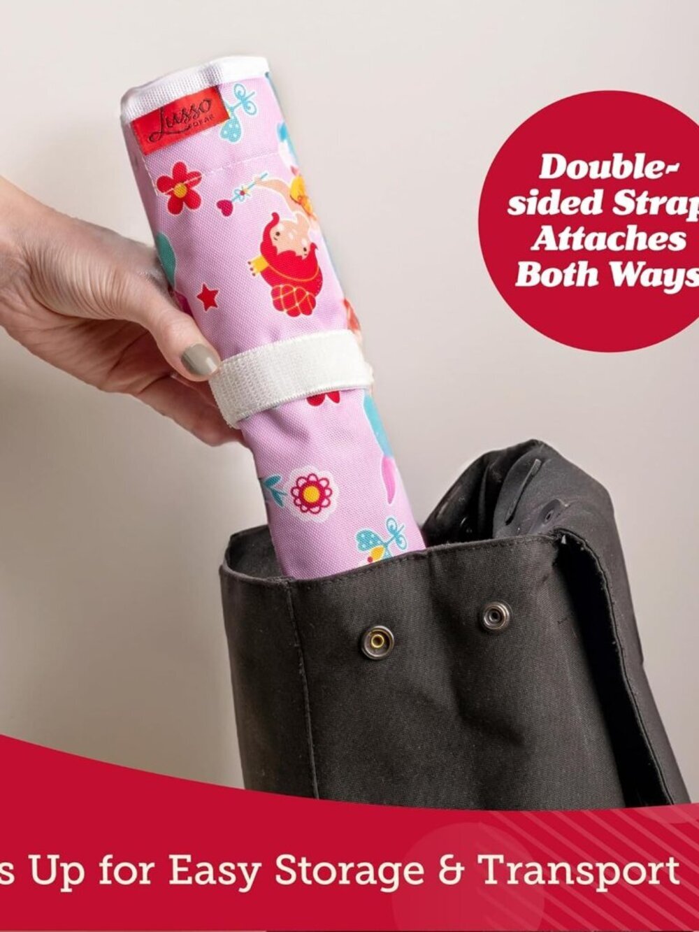 Airplane Tray Table Cover - Organize Kids Travel Essentials - Pockets for Airpla - Picture 6 of 8